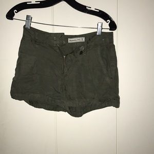 Brand new green shorts by Abercrombie and fitch